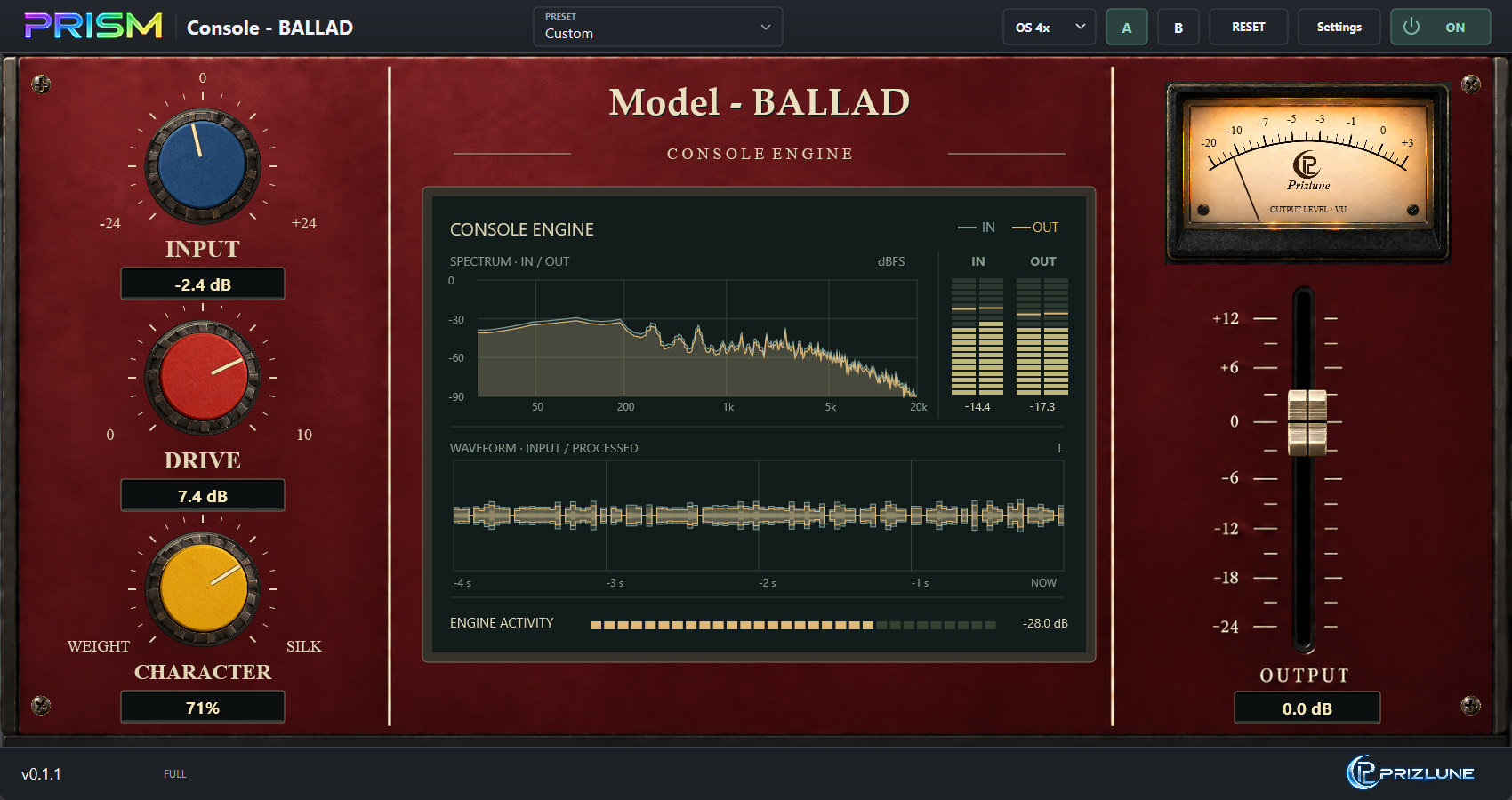 PRISM Console - BALLAD