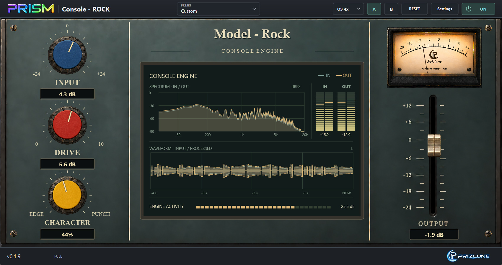 PRISM Console - ROCK